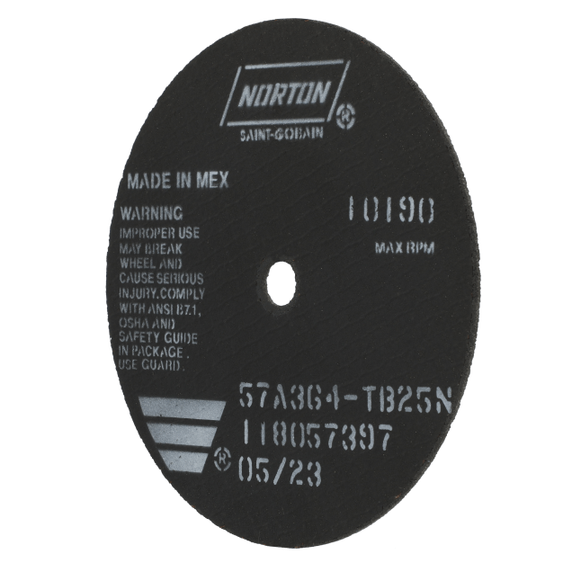 Norton Aluminum Oxide Toolroom Full Reinforced Cut-off Wheel