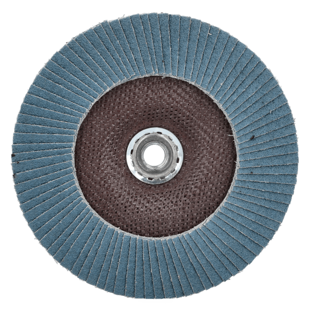Norton BlueFire Zirconia Alumina Flap Disc - Type 29 - 7 x 5/8-11