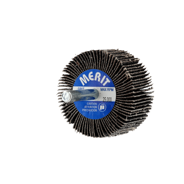 Norton Merit 2 x 1 x 1/4 In. 1/4 Shank Mini Flap Wheel Silicon Carbide