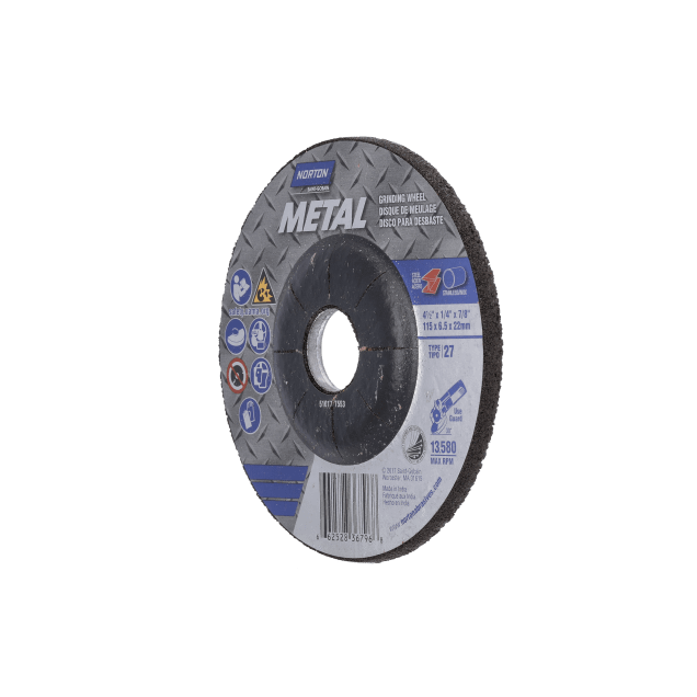 Norton Metal Depressed Center Wheel - Type 27 for Grinding