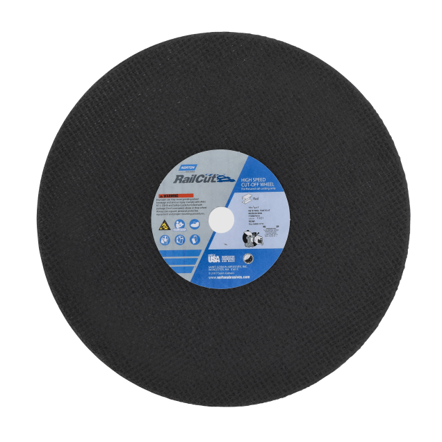 Norton RailCut NorZon III Fast-Cut Reinforced Rail Cut-Off Wheel