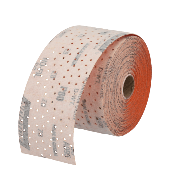 Norton Blaze Multi-Air Cyclonic Paper Perforated H&L Vacuum Roll - 2-3/4" x 13 yd - P80