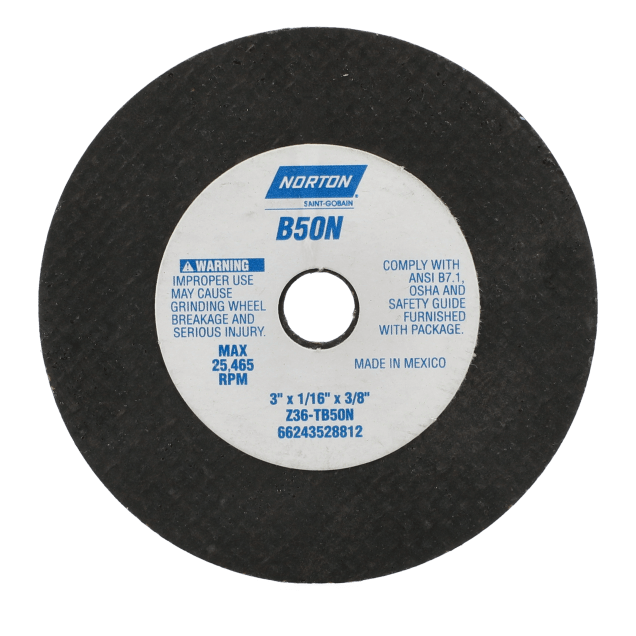 Norton NorZon Plus Small Diameter Cut-off Wheel