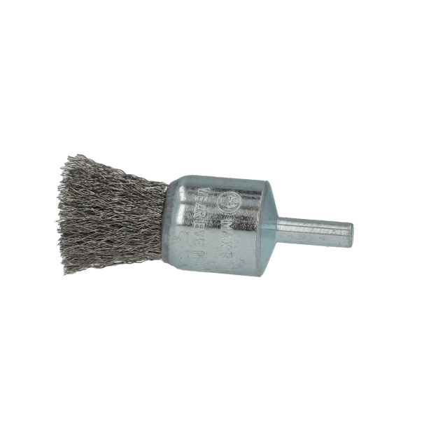 Norton ByNorton Crimped Wire End Brush - 1" - Stainless Steel