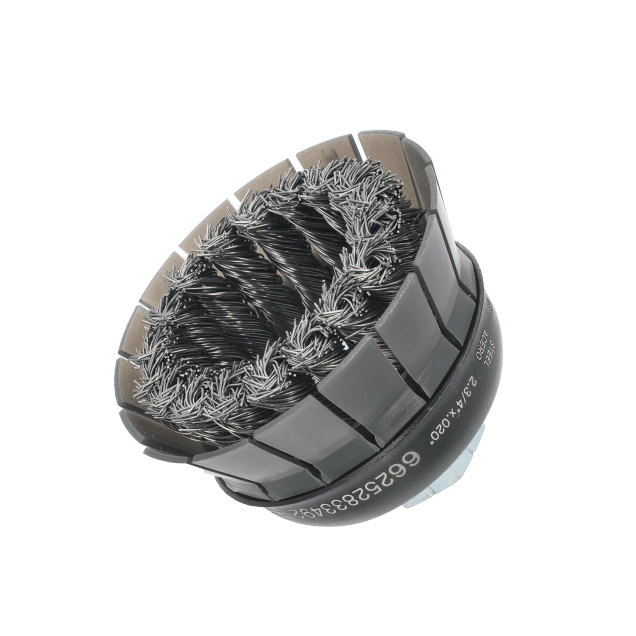 Norton BlueFire Twist Knot Wire Cup Brush 2 3/4"