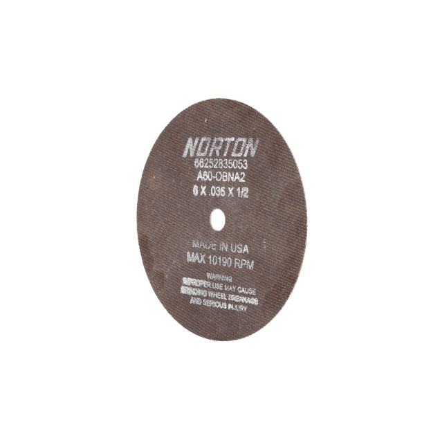 Norton OBNA2 Aluminum Oxide Toolroom Cut-off Wheels - Type 41