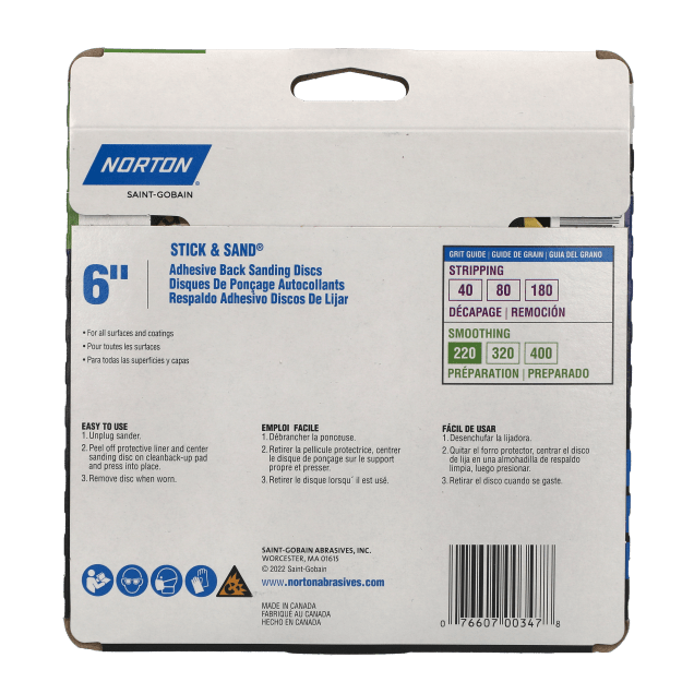 Norton Stick & Sand Paper PSA Disc | Norton Abrasives | US and Canada