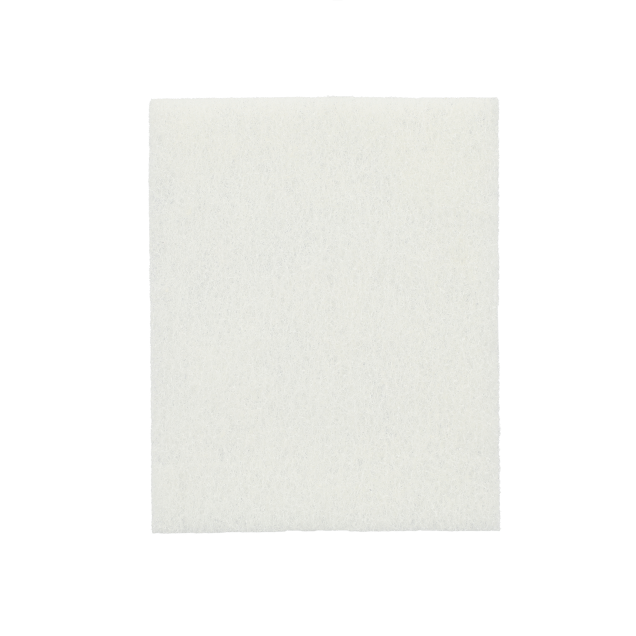 Norton Synthetic Steel Wool Pads - 4 3/8 x 5 1/2 - White Super Fine