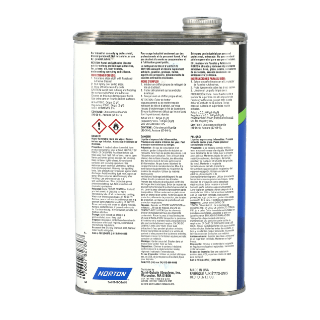 Norton Panel and Adhesive Cleaner