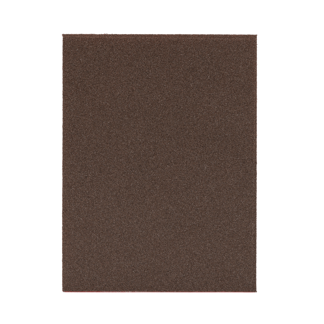 Norton Hook & Loop Abrasive Sponge - Very Fine - 150 Grit - 3" x 4" x 5mm - Red