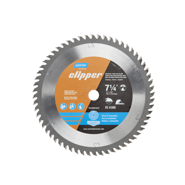 Norton Clipper Wood & Composite Blade for Circular and Table Saws