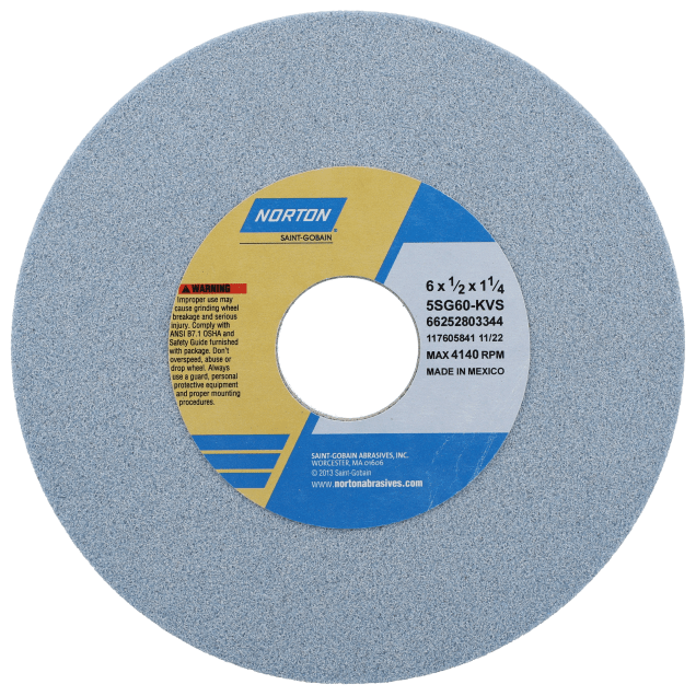 Norton 5SG Ceramic Alumina Toolroom Wheel - Type 01
