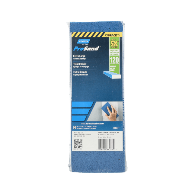 Norton ProSand Extra Large -  120 Grit Drywall Sponge Job Pack