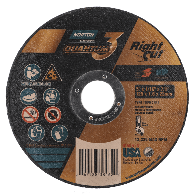 Norton Quantum3 Small Diameter Cut-off Wheel - Type 01/41