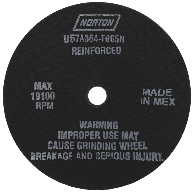 Norton U57A364-TB765N Small Diameter Cut-off Wheel - Type 01/41