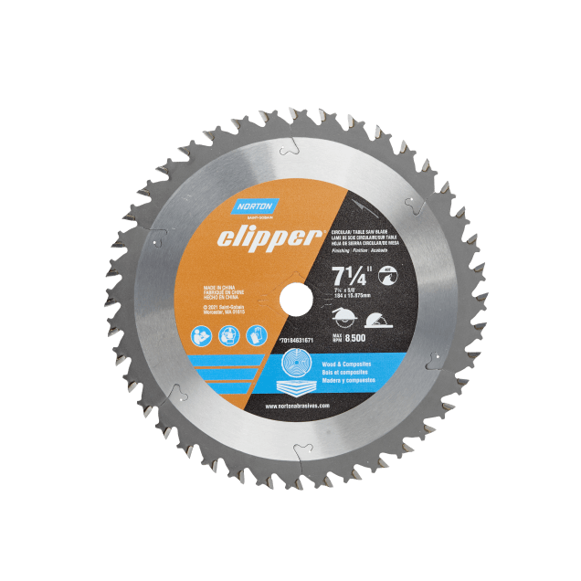 Norton Clipper Wood & Composite Blade for Circular and Table Saws