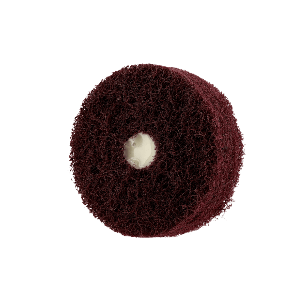 Merit Aluminum Oxide Non-Woven Disc Wheel - with 1/4” steel mandrel
