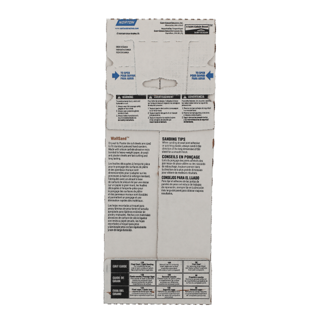 Norton WallSand Drywall Sandpaper Sheet - Job Pack