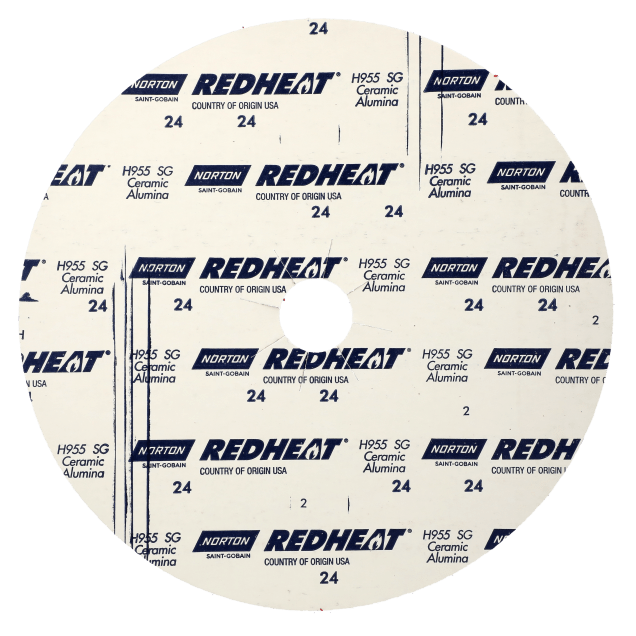 Norton Red Heat H955P Paper Large Diameter Floor Disc