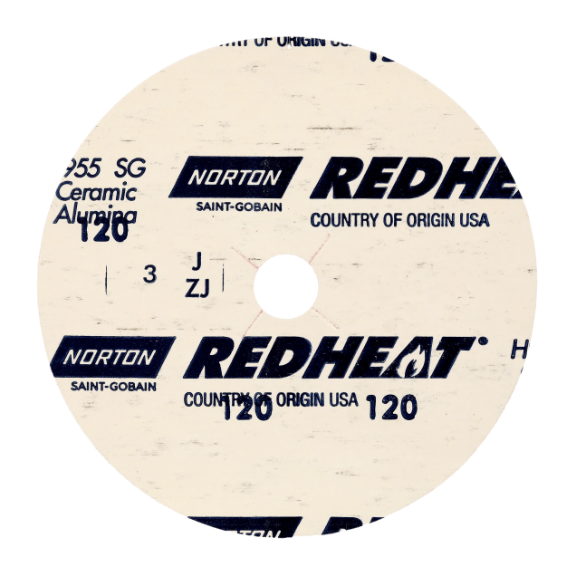 Norton Red Heat H955 Ceramic Alumina Paper Floor Edger Disc