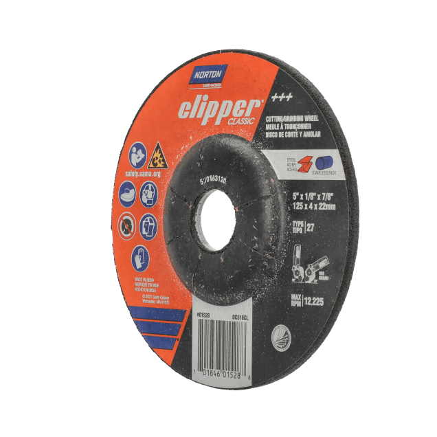 Norton Clipper Classic Depressed Center Wheel - Type 27 -5x1-8x7-8