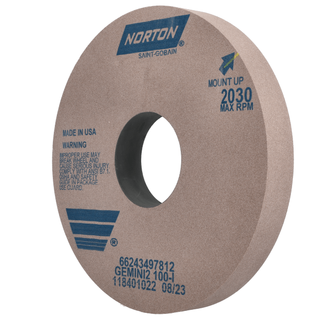 Norton Gemini2 Cylindrical Precision Grinding Wheel