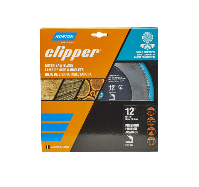 Norton Clipper Wood & Composite Blade for Miter Saws