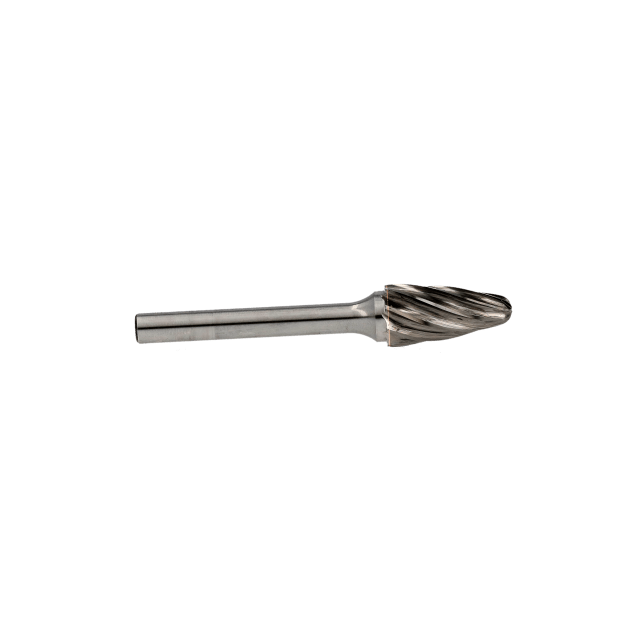 Norton Carbide Burr - Single-Cut Style - SF - Ball-Nosed Tree - For Aluminum and Non-Ferrous Materials