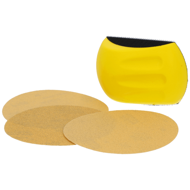 Norton Hook & Sand - Kit - Ergonomic Pad and Assorted Grits