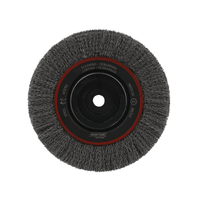 Norton BlueFire Crimped Wire Wheel Brush - 6"