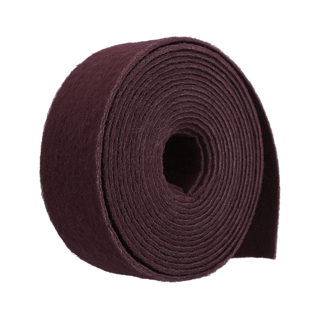 Norton Aluminum Oxide Maroon, Fast Cut General-Purpose Non-Woven Roll