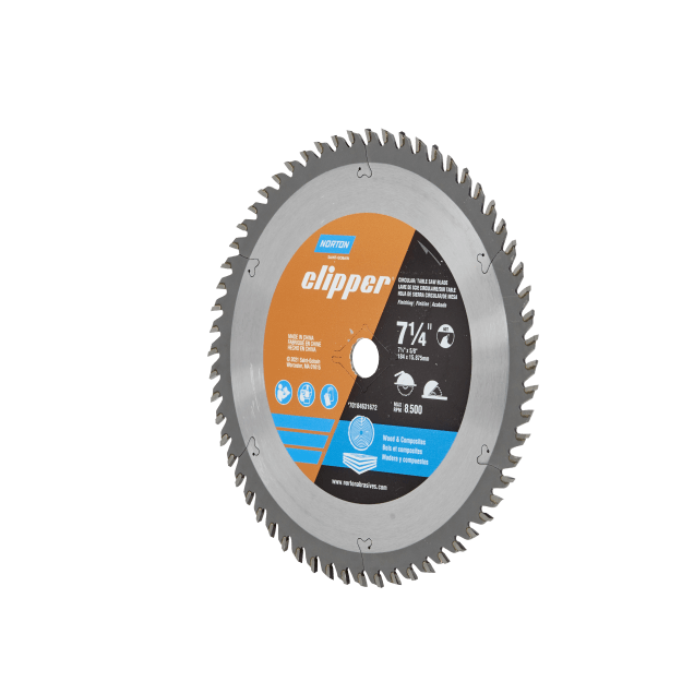Norton Clipper Wood & Composite Blade for Circular and Table Saws
