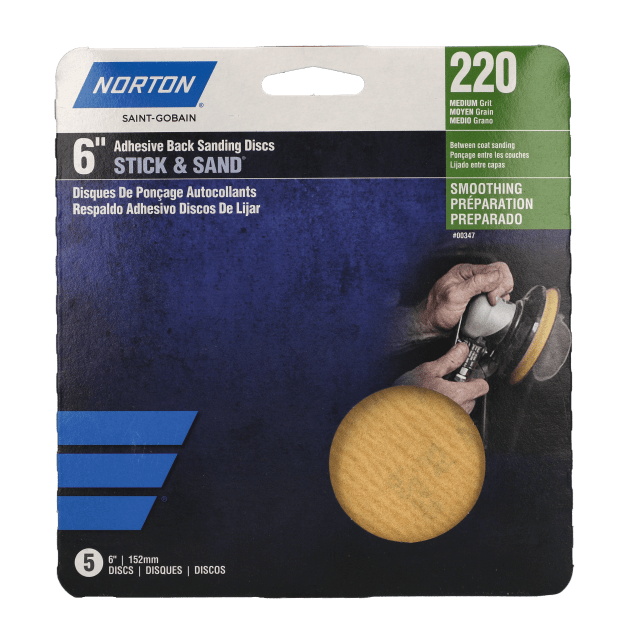 【PSA 6】 サンダー　SR XY Norton Stick & Sand Paper PSA Disc | Norton Abrasives | US and Canada