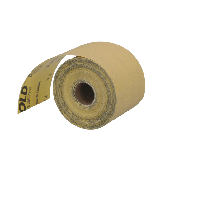 Norton Gold Reserve No-Fil Aluminum Oxide PSA Paper Roll - 2 3/4" x 25 YD - P400