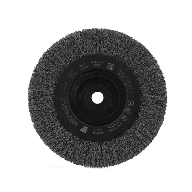 Norton BlueFire Crimped Wire Wheel Brush - 6"