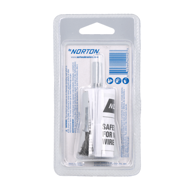 Norton By Norton Knot Wire End Brush - 3/4" - Stainless Steel