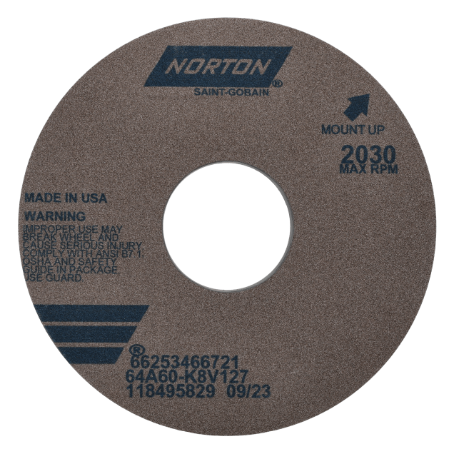 Norton Aluminum Oxide Cylindrical Wheel - Type 01 Straight
