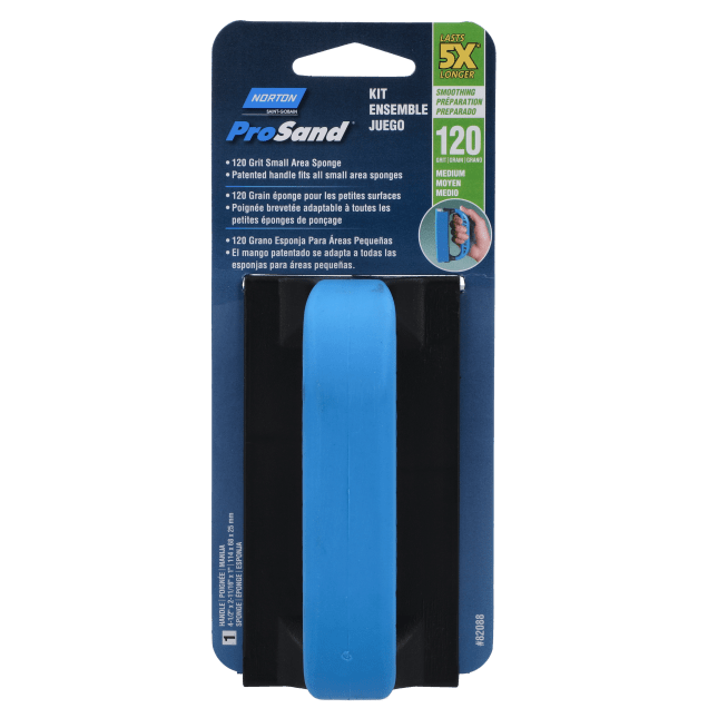 Norton ProSand 5X Small Area Abrasive Sanding Sponge Kit