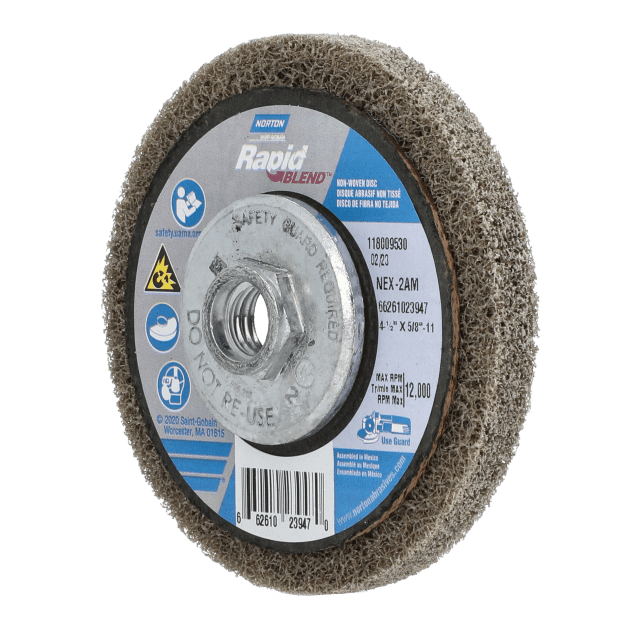 Norton Rapid Blend Non-Woven Depressed Center Discs - NEX-2AM