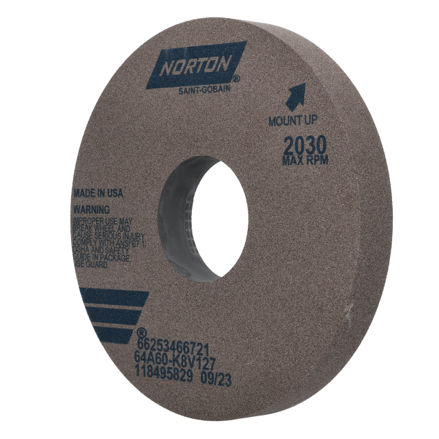 Norton Aluminum Oxide Cylindrical Wheel - Type 01 Straight