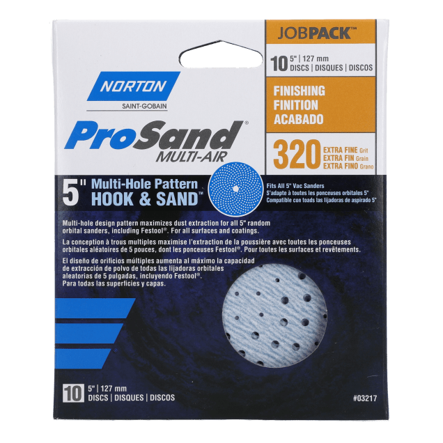 Norton ProSand Multi-Air Cyclonic Hook & Sand Discs - JobPack