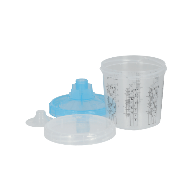 Norton Vented Paint Cup System - 300ml 125μ Kit