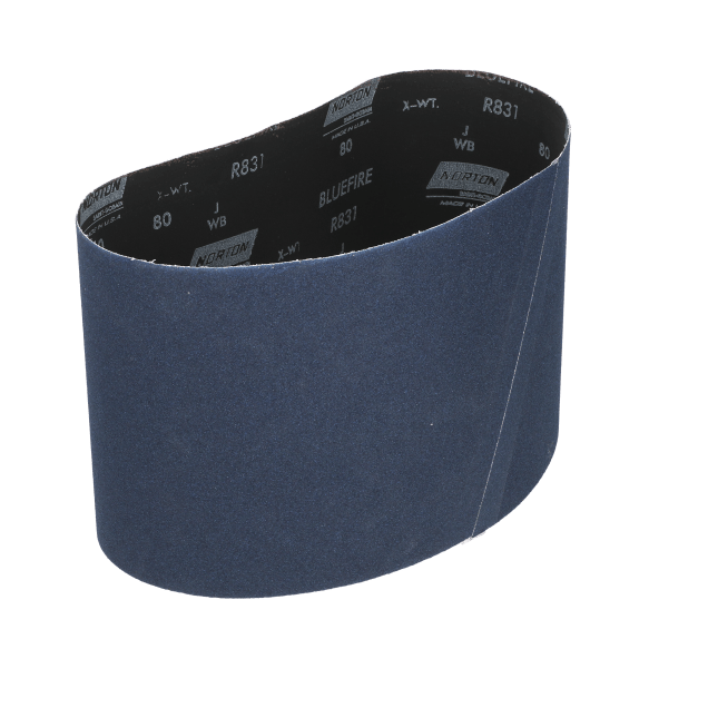 Norton BlueFire R831 Zirconia Alumina Cloth Floor Sanding Belts - 7-7/8" x 33"