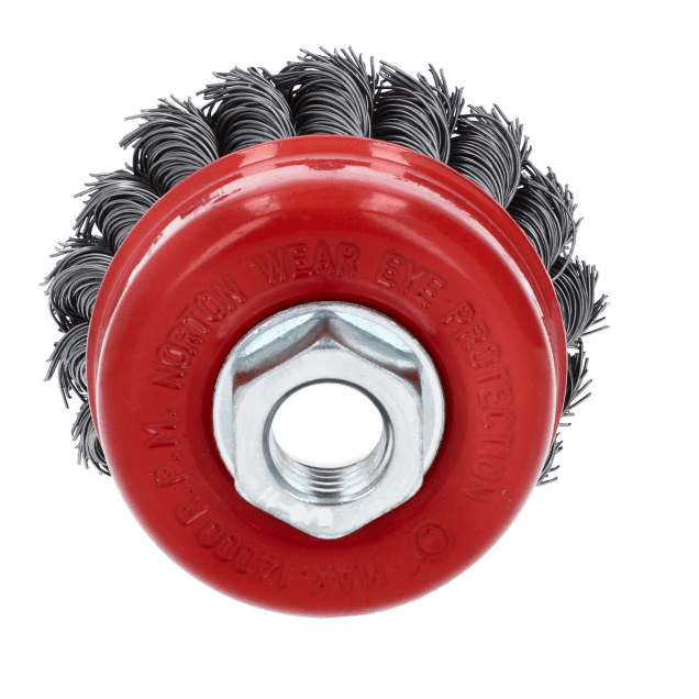 Norton Clipper Classic Twist Knot Wire Cup Brush - Steel