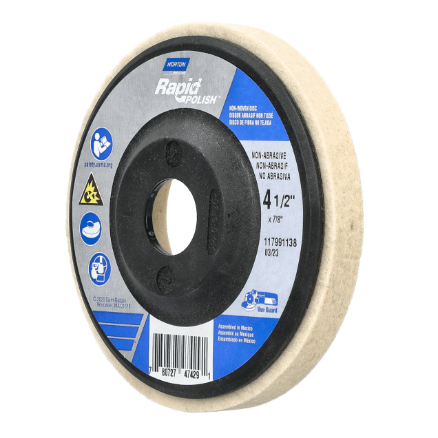 Norton Rapid Polish Non-Woven Depressed Center Disc