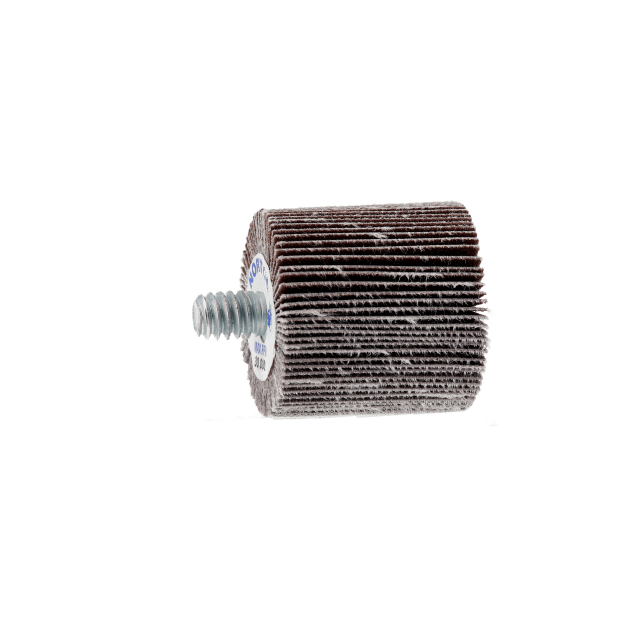 Merit High Performance Ceramic Alumina / Aluminum Oxide Mini Flap Wheel with 1/4”-20 Thread