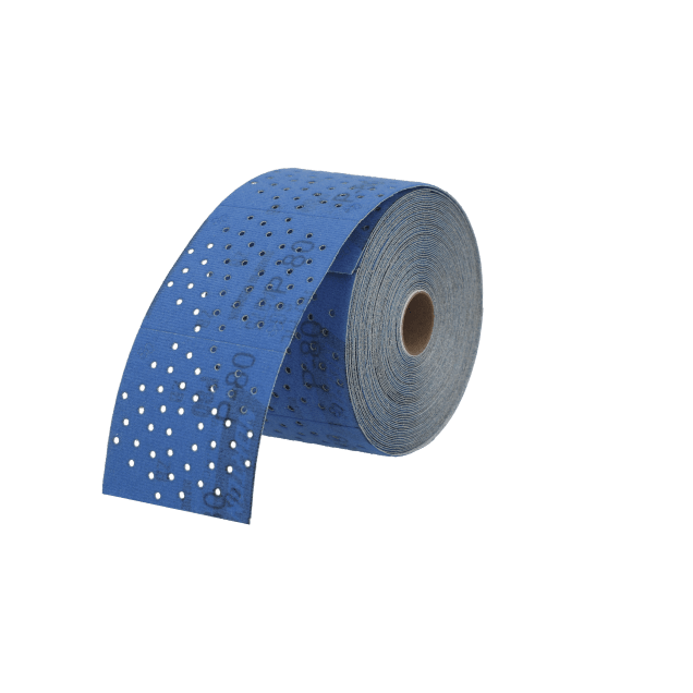 Norton Dry Ice No-Fil Ceramic Alumina Multi-Air Cyclonic Hook & Loop Paper Roll - 2 3/4" x 13 YD - P80
