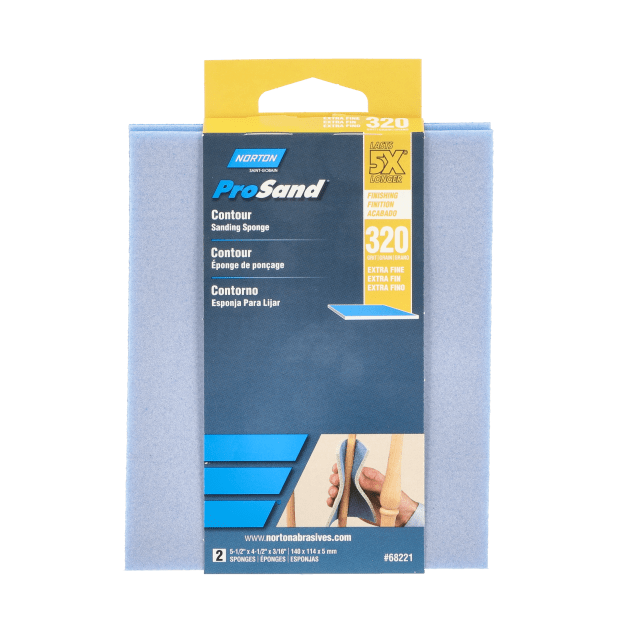 Norton ProSand 5X Contour Abrasive Sanding Pad - 320 Grit