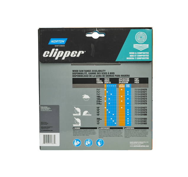 Norton Clipper Wood & Composite Blade for Festool Kapex Saws