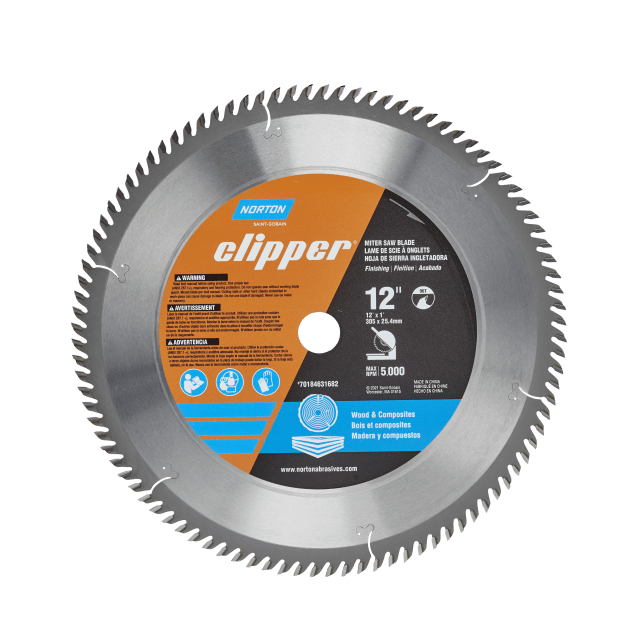 Norton Clipper Wood & Composite Blade for Miter Saws